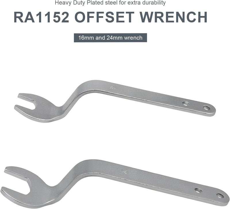Thaekuns RA1152 Offset Wrenches for Router Bit-Changing BOSCH 2610906284 1/2-Inch Collet Chuck for 1613-,1617-, 1618- & 1619- Series Routers - Image 5